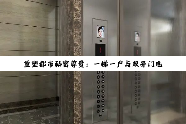 重塑都市私密尊贵：一梯一户与双开门电梯的居住哲学深探