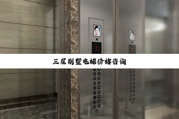 三层别墅电梯价格咨询